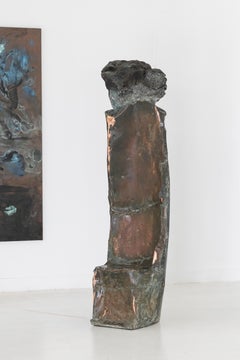 Contemporary Hammered copper Sisyphus’ Throne by Marius Ritiu