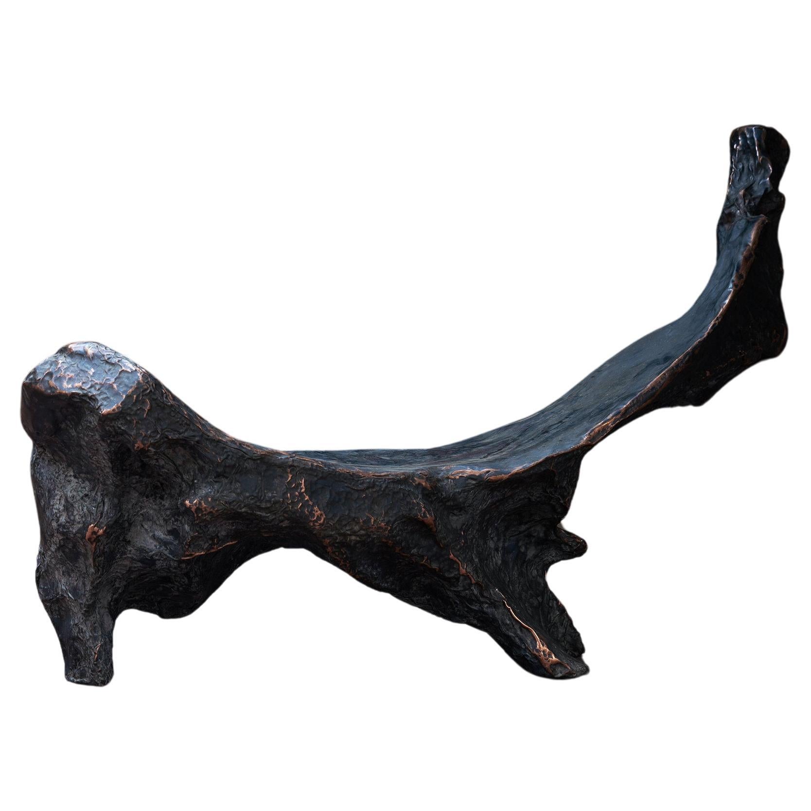 Contemporary Hammered copper The Celestial Seat by Marius Ritiu For Sale