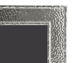 Contemporary Hammered Nickel Silver Photo Frame, Medium Size Model.