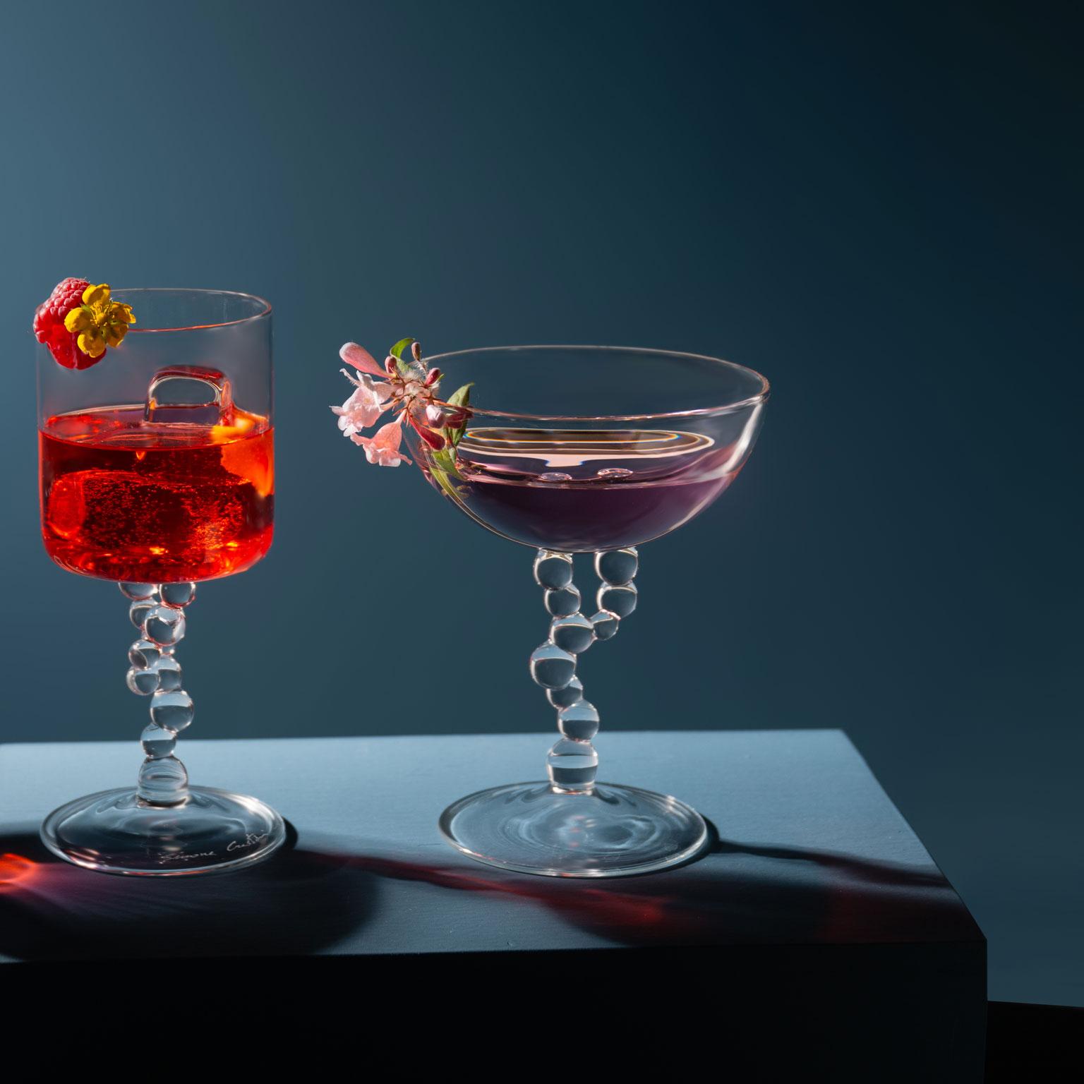 Altro Cocktail Bar contemporaneo in vetro soffiato a mano Alchemica Manhattan Simone Crestani in vendita