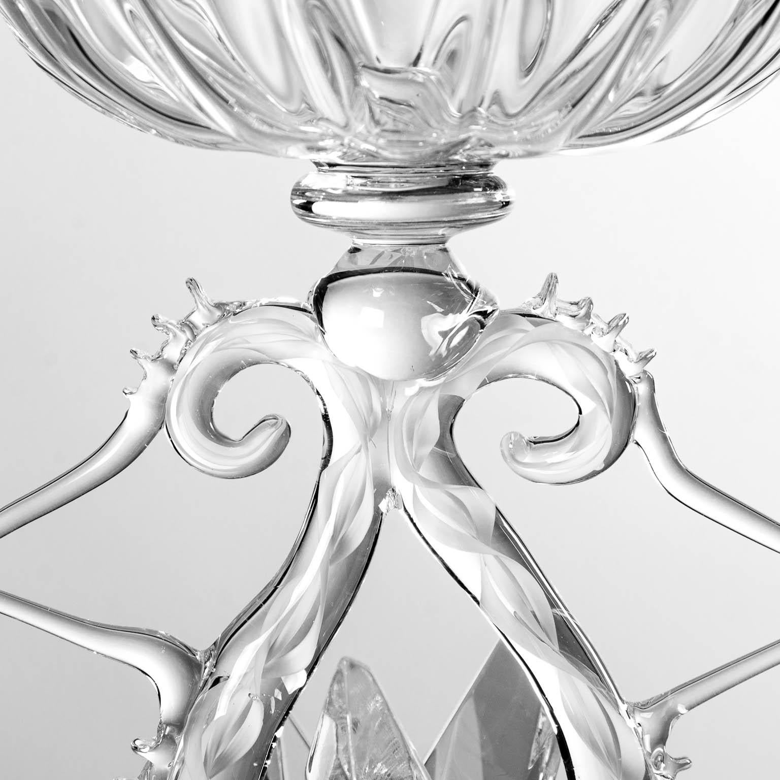 Italiano Scultura contemporanea in vetro soffiato a mano Perfection Façon de Venise Artifact in vendita