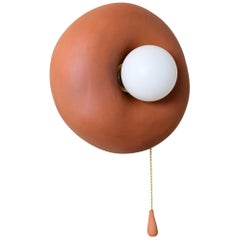 Contemporary Hand-Built Ceramic Blob Sconces, Large