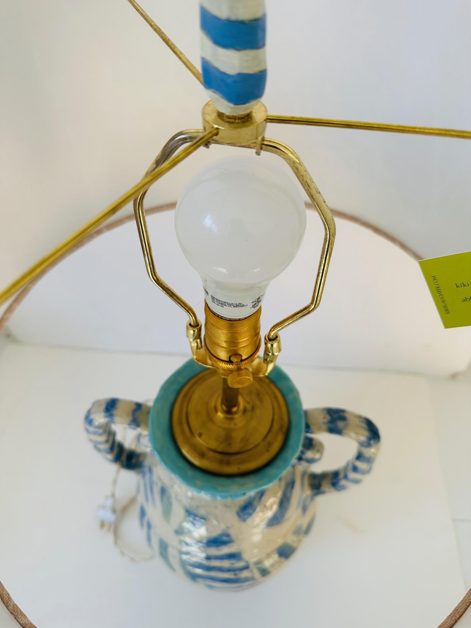 Contemporary Hand-Built Ceramic Lamps by Artists Abby Kasonik x Kiki Slaughter 4