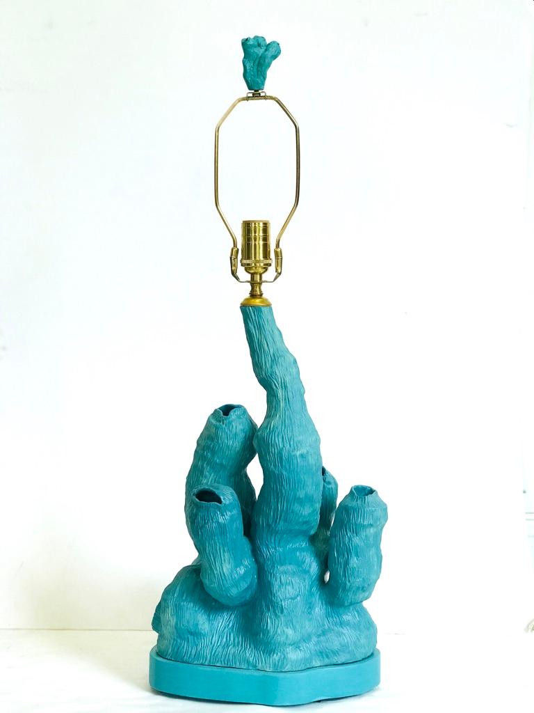 Hand-Crafted Contemporary Hand-Built Ceramic Lamps by Artists Abby Kasonik X Kiki Slaughter For Sale