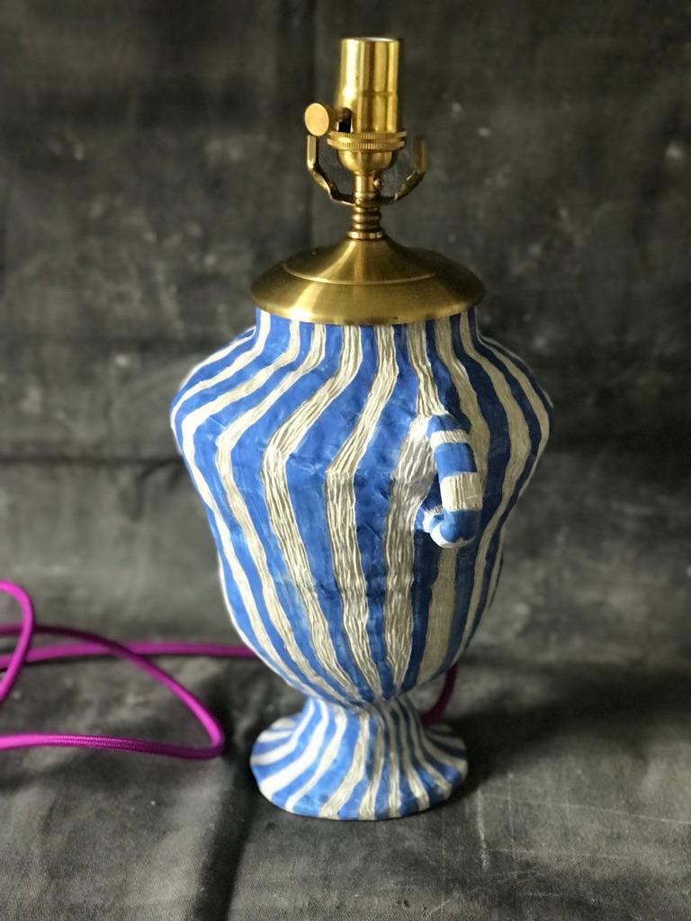 Contemporary Hand-Built Ceramic Lamps by Artists Abby Kasonik X Kiki Slaughter 3