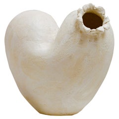 Contemporary Hand-Built Heart Vessel, 'Medium'