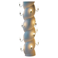 Contemporary Hand-built Rope Column Light (3 parts)