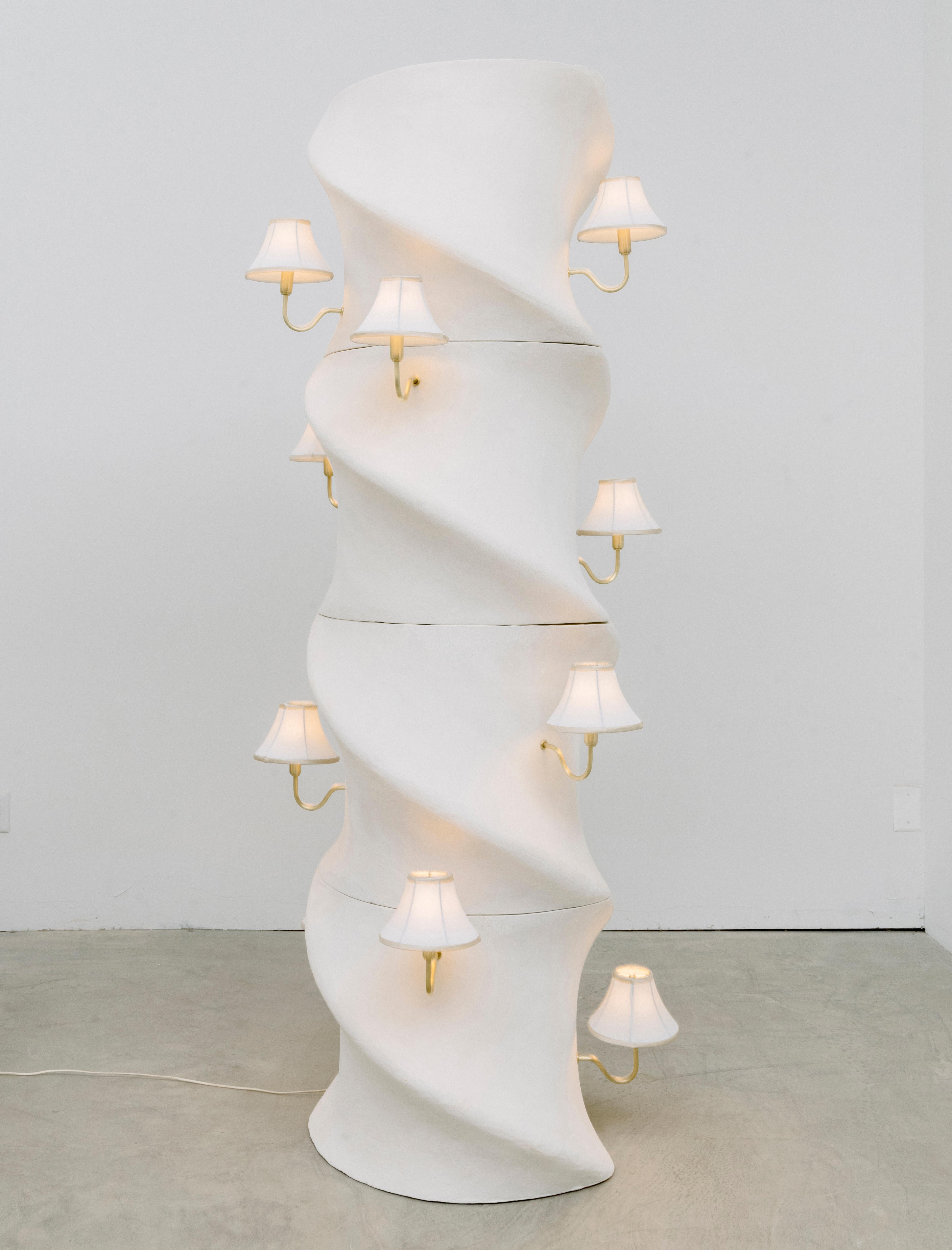 Objective Gallery are proud to debut Eny Lee Parker’s new collectible lighting at design Miami 2021.

Parker looks to our Neolithic past with her work taking inspiration from both prehistoric jewelry and architectural elements. Parker was once