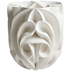 Contemporary Hand Carved Ceramic Sculpture by Halima Cassell