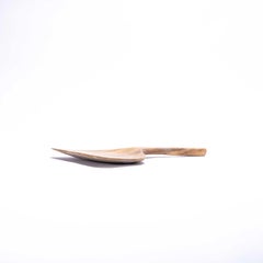 Contemporary Hand Carved Indonesian Salad Servers - Pair