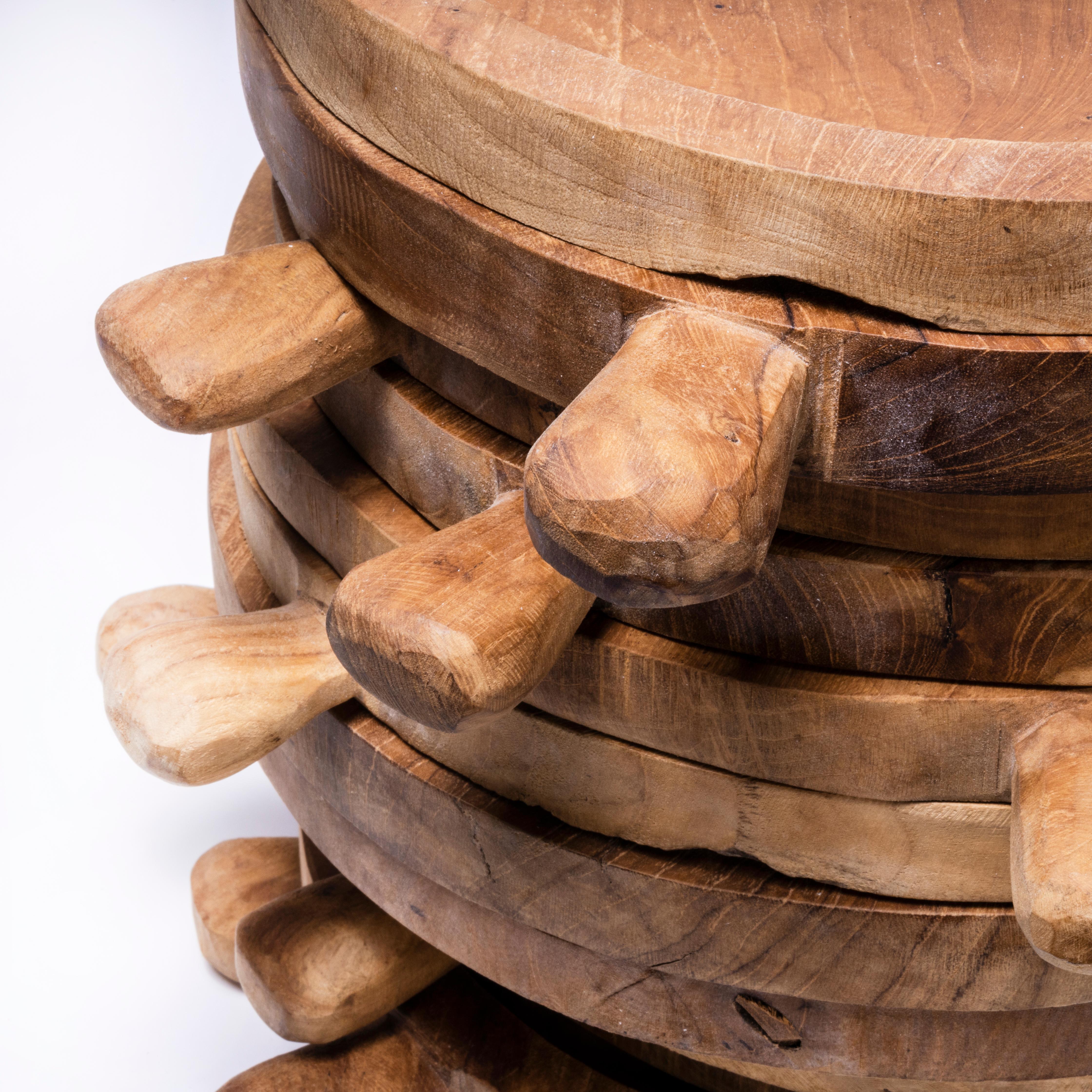 Contemporary Hand Carved Indonesian Teak Platter. 

This is hand made in Indonesia using locally sourced FSC certified teak.

Workshop Report:
Our workshop team inspect every product and carry out any needed repairs to ensure that everything leaves