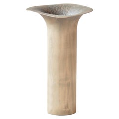 Contemporary Hand Carved Sisin Vase No. 4 in Linden Wood by Antrei Hartikainen