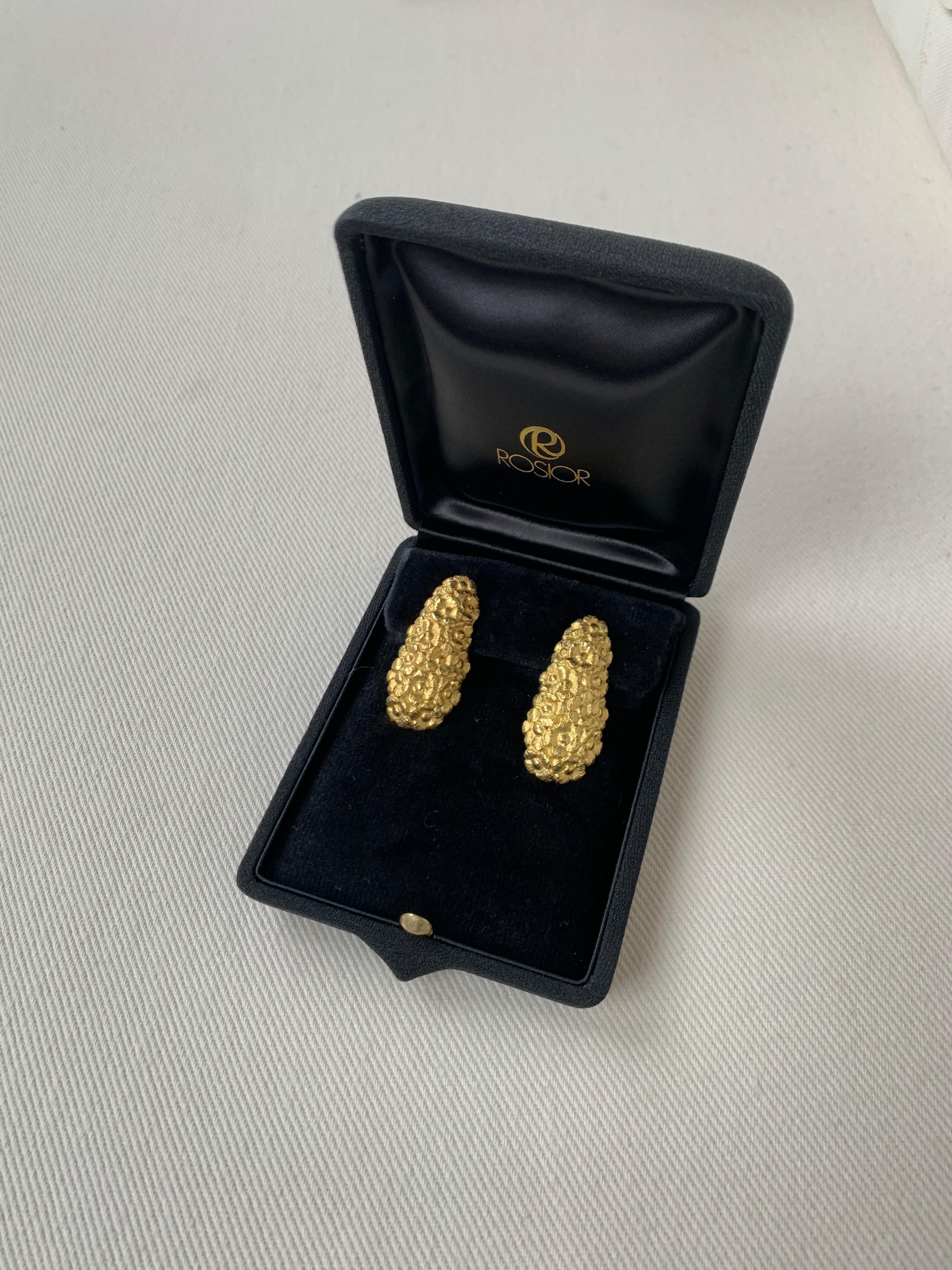 golden peacock drop earrings
