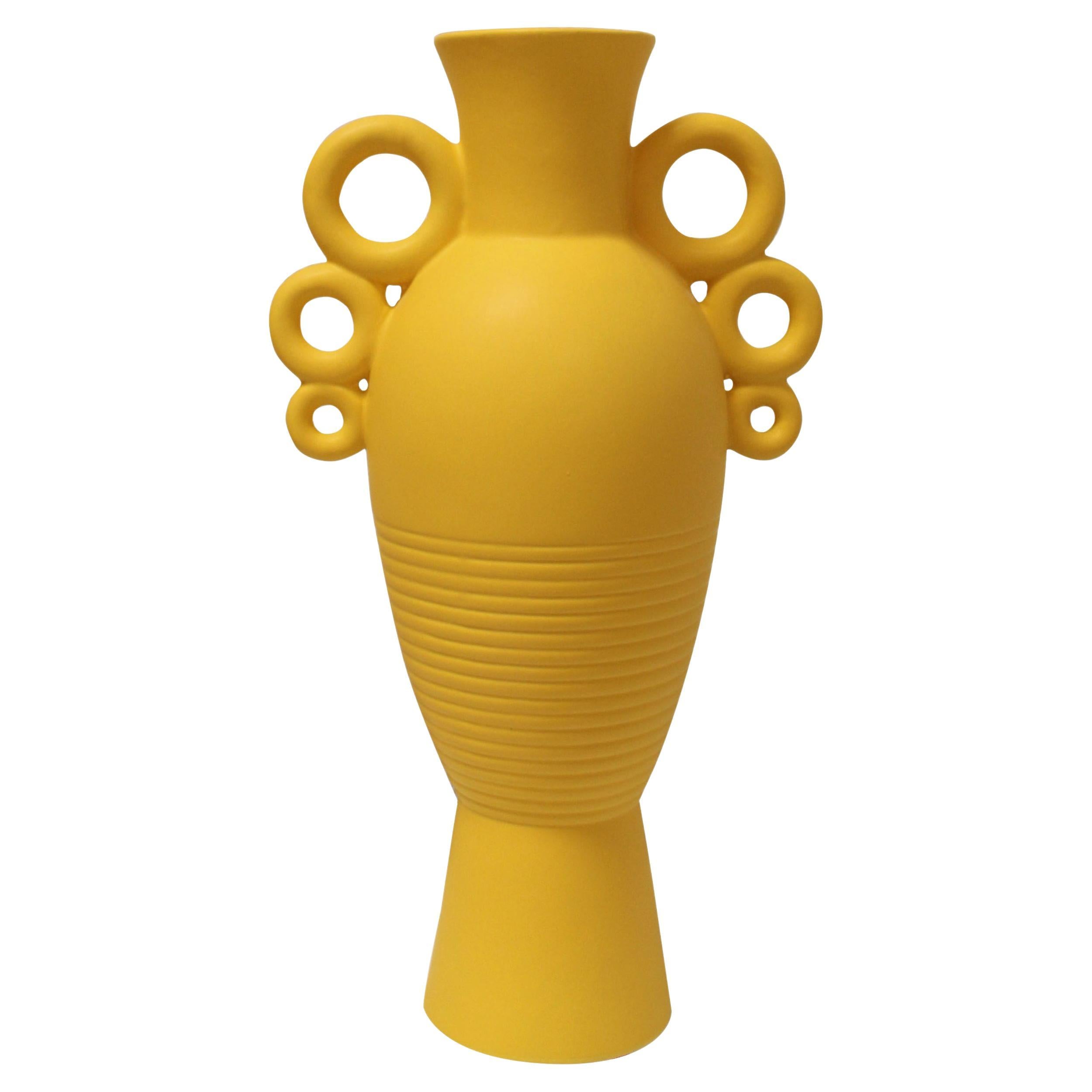 Contemporary Handcrafted Ceramic Vase, Italia, 2023 For Sale