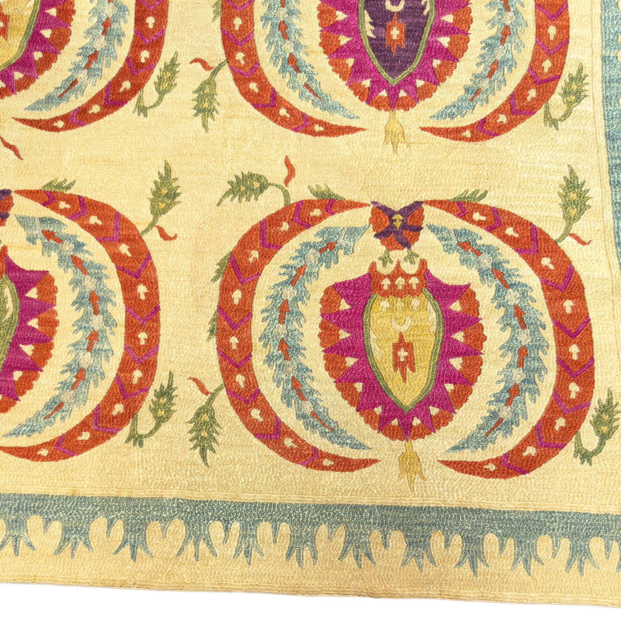 Zeitgenössische handbestickte Ottomane als Wandbehang im Zustand „Neu“ im Angebot in 中央区, JP