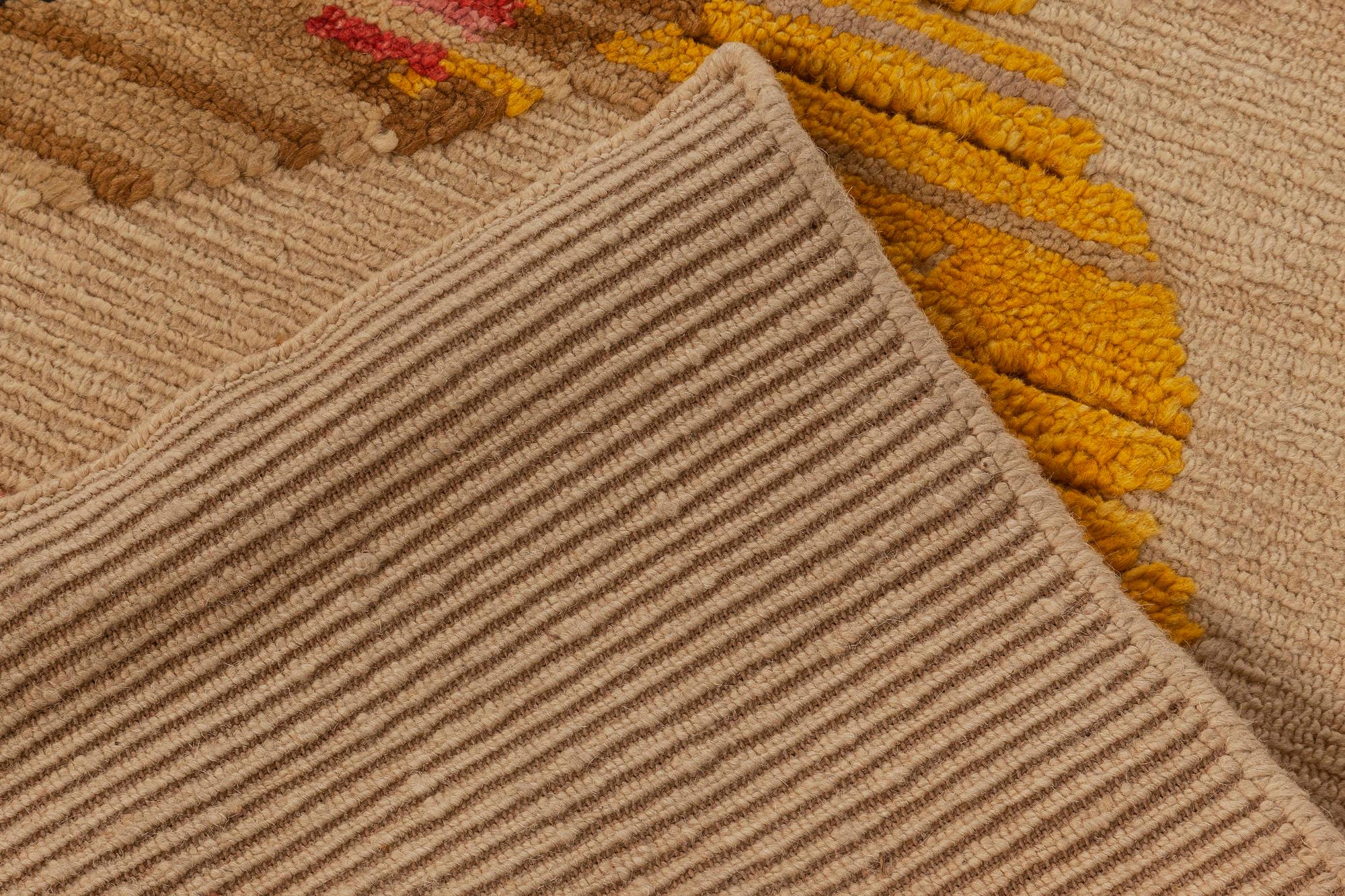 Hand-Knotted Contemporary Hand Knotted Jardin Rug by Doris Leslie Blau For Sale