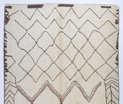 Contemporary Handmade Moroccan Berber Rug. 100% Wool. Custom Options Available
