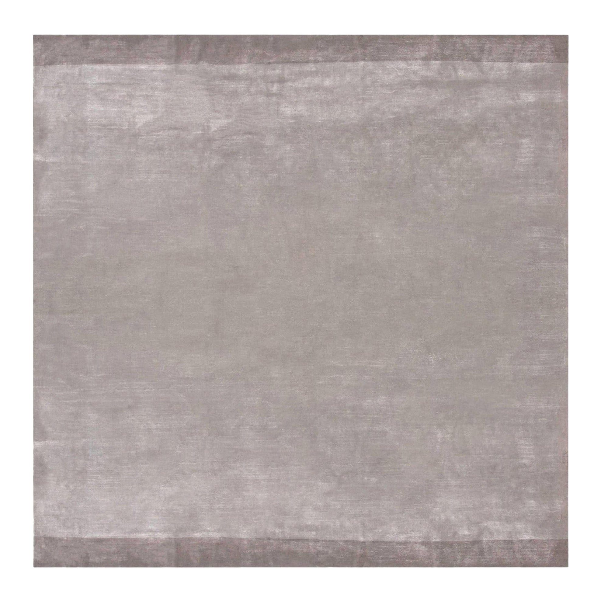 Zeitgenössischer handgeknüpfter Seidenteppich von Doris Leslie Blau im Angebot