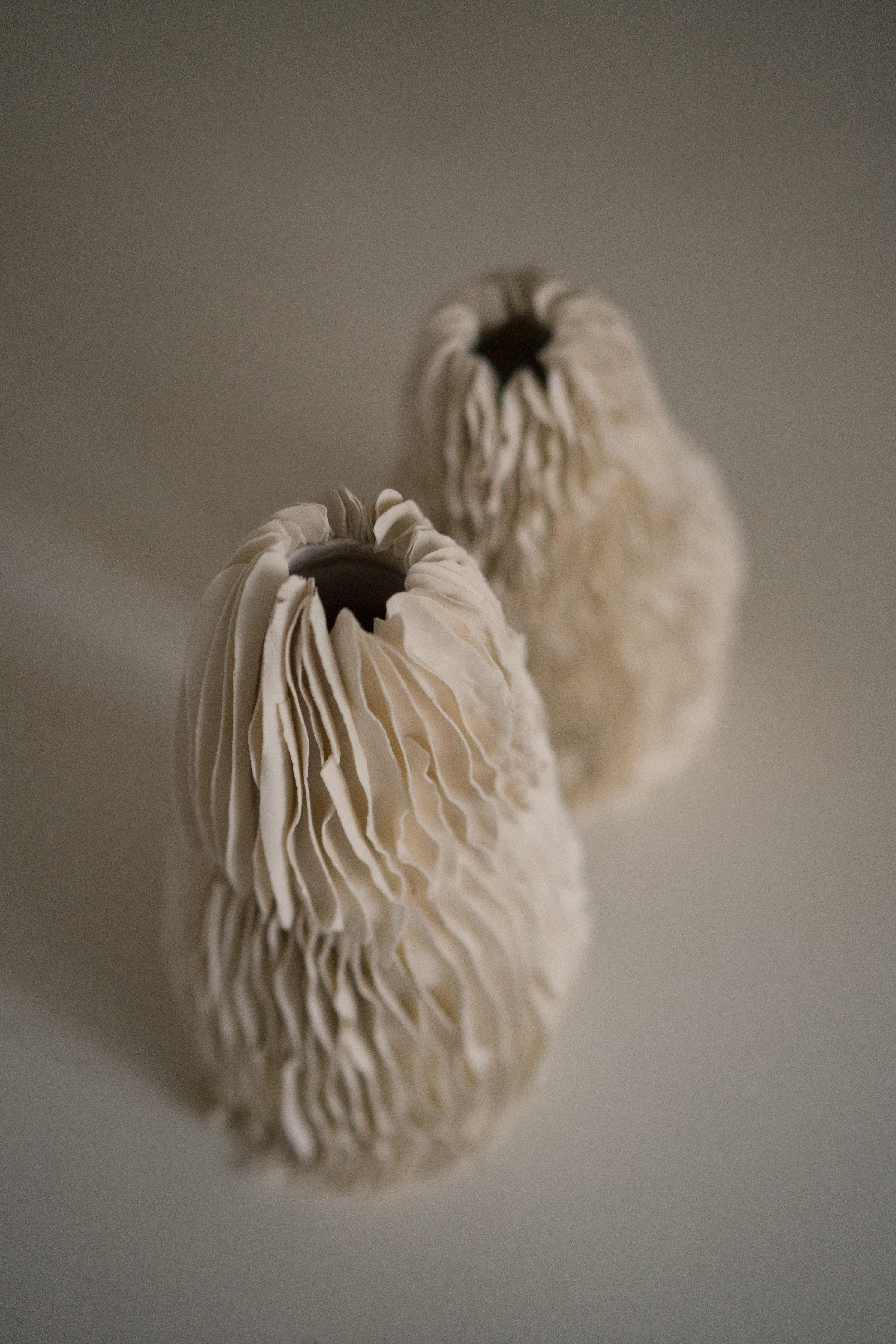Contemporary Handmade Vase in Waterproof Porcelain For Sale 6
