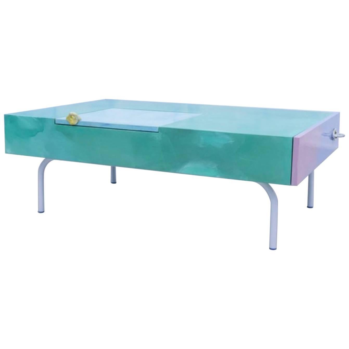 Contemporary Hand-Painted Coffee Table by Superpoly For Sale