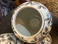 Contemporary Hand Painted Ginger Jars