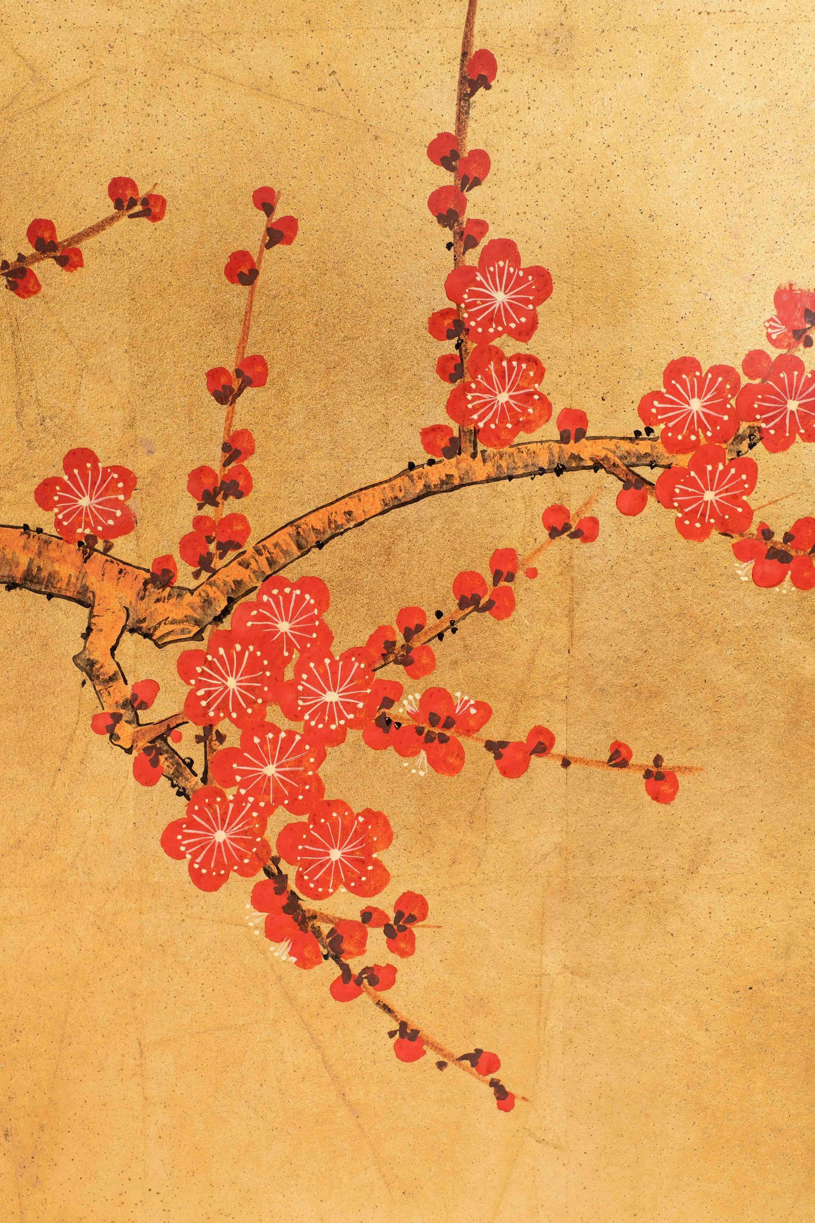 japanese plum blossom painting