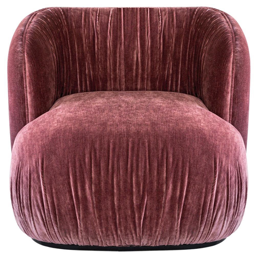 Vintage Velvet Armchair at 1stDibs