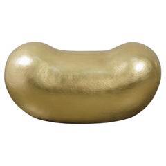 Contemporary Hand Repoussé Bao Seat in Brass by Robert Kuo, Limited Edition