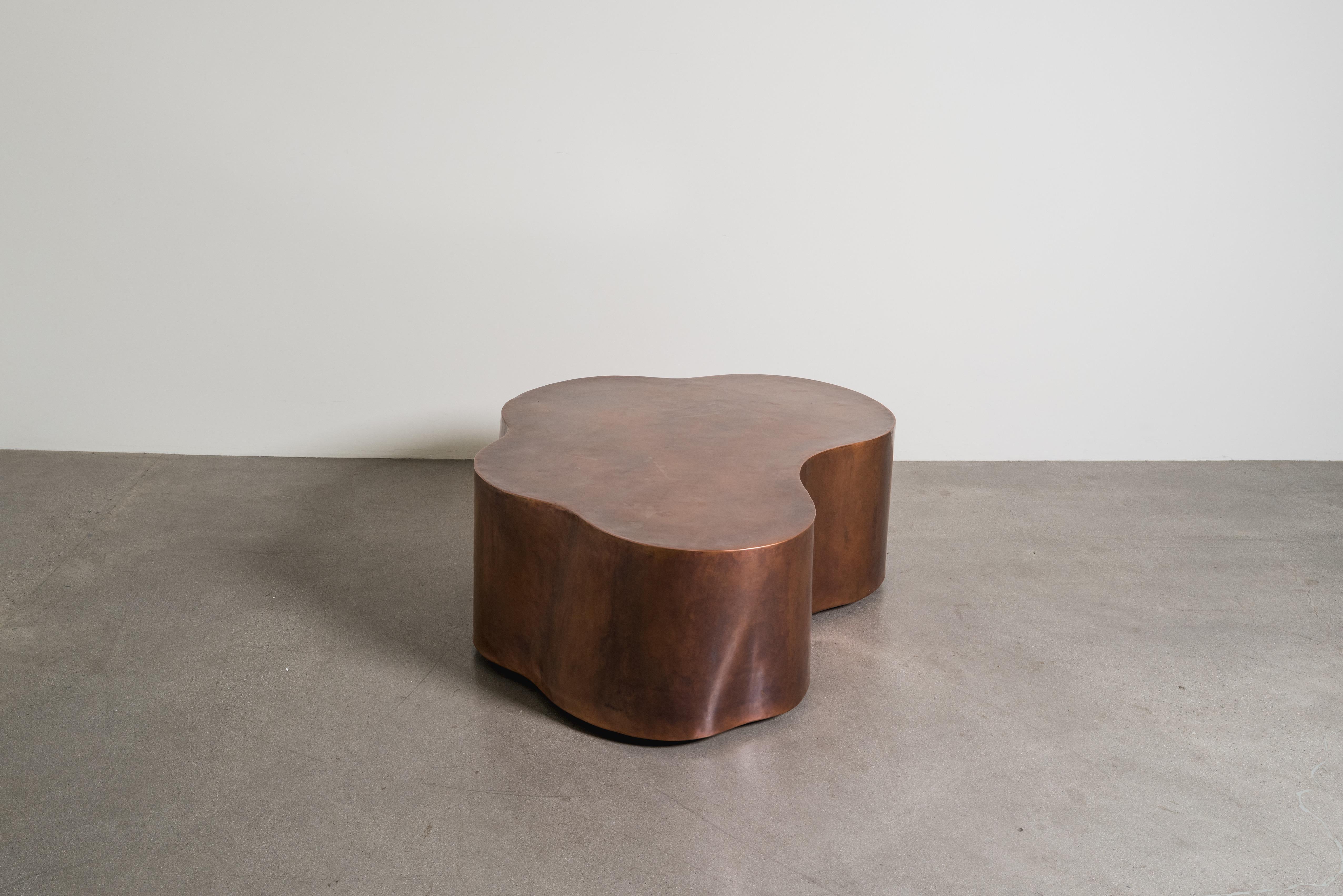 Contemporary Hand Repoussé Copper Root Cocktail Table by Robert Kuo For Sale 3
