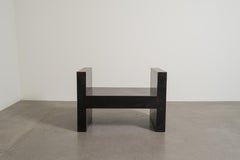 Contemporary Hand Repoussé "H" Chair in Black Copper Finish by Robert Kuo