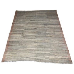 Contemporary Hand-woven Kilim Geijs Reversible Rug from Pakistan