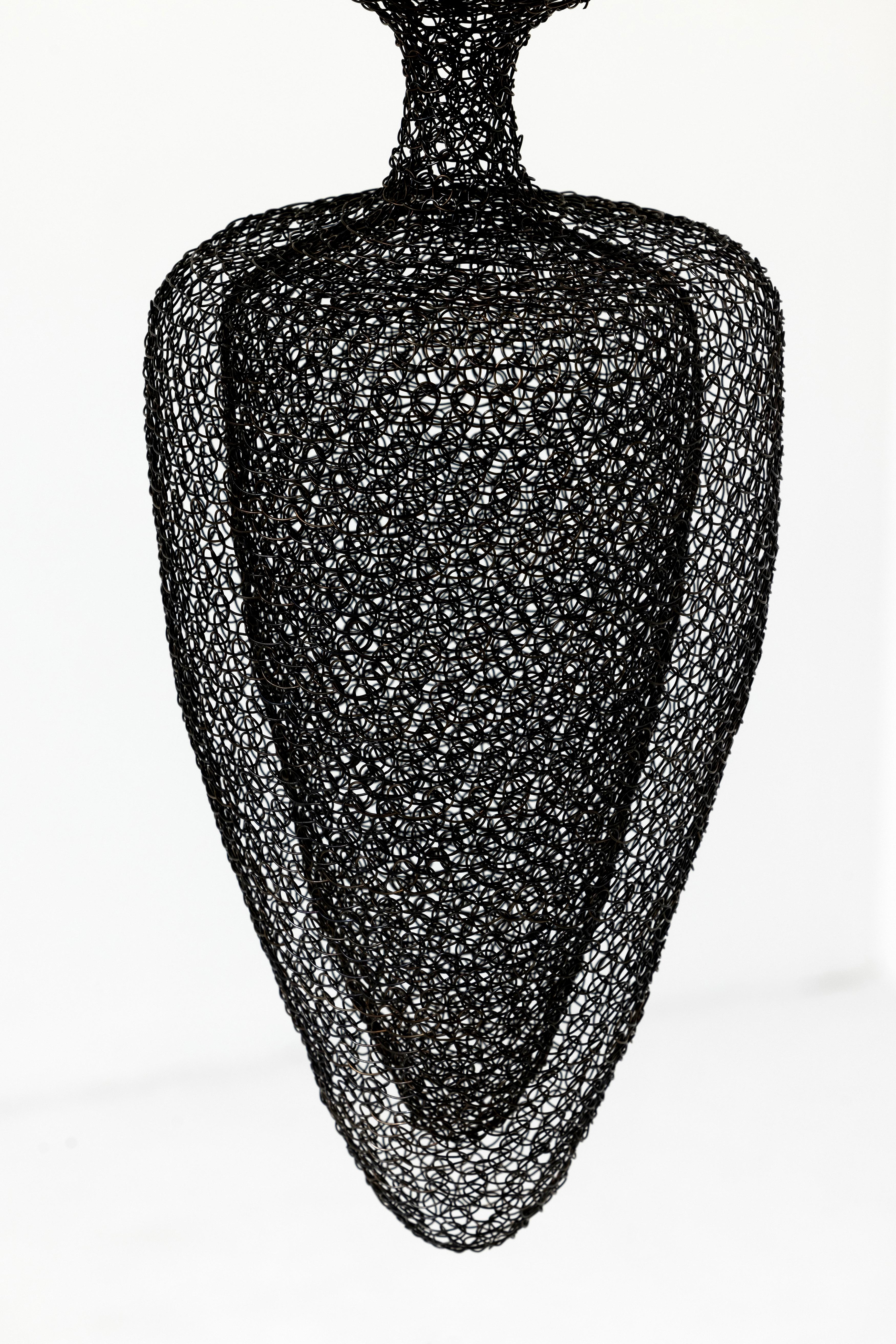 Contemporary hand woven mesh wire sculptures by Ulrikk Dufossé In New Condition In London, GB
