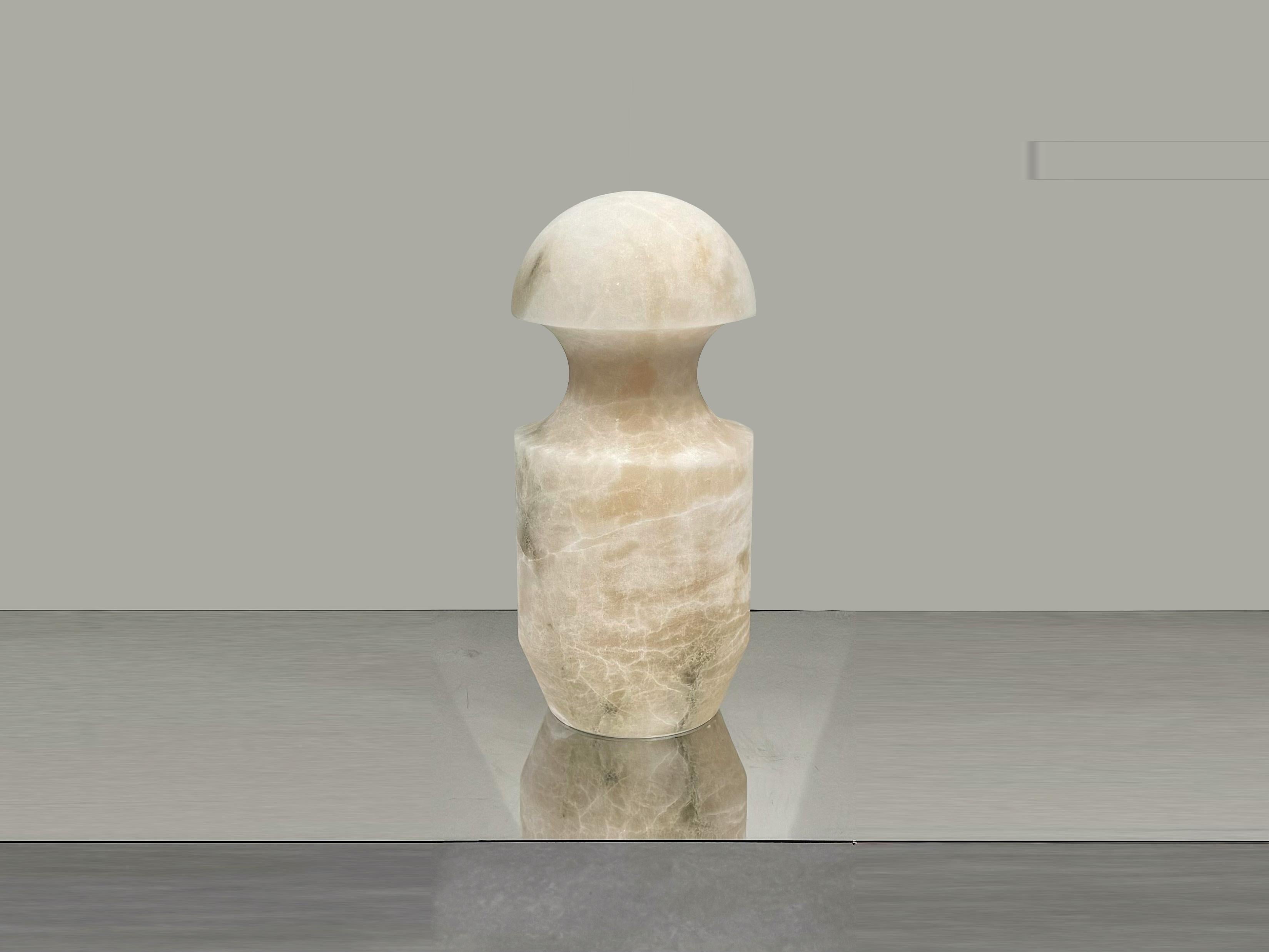 Spanish Table Lamp Large Alabaster Handcrafted Contemporary 