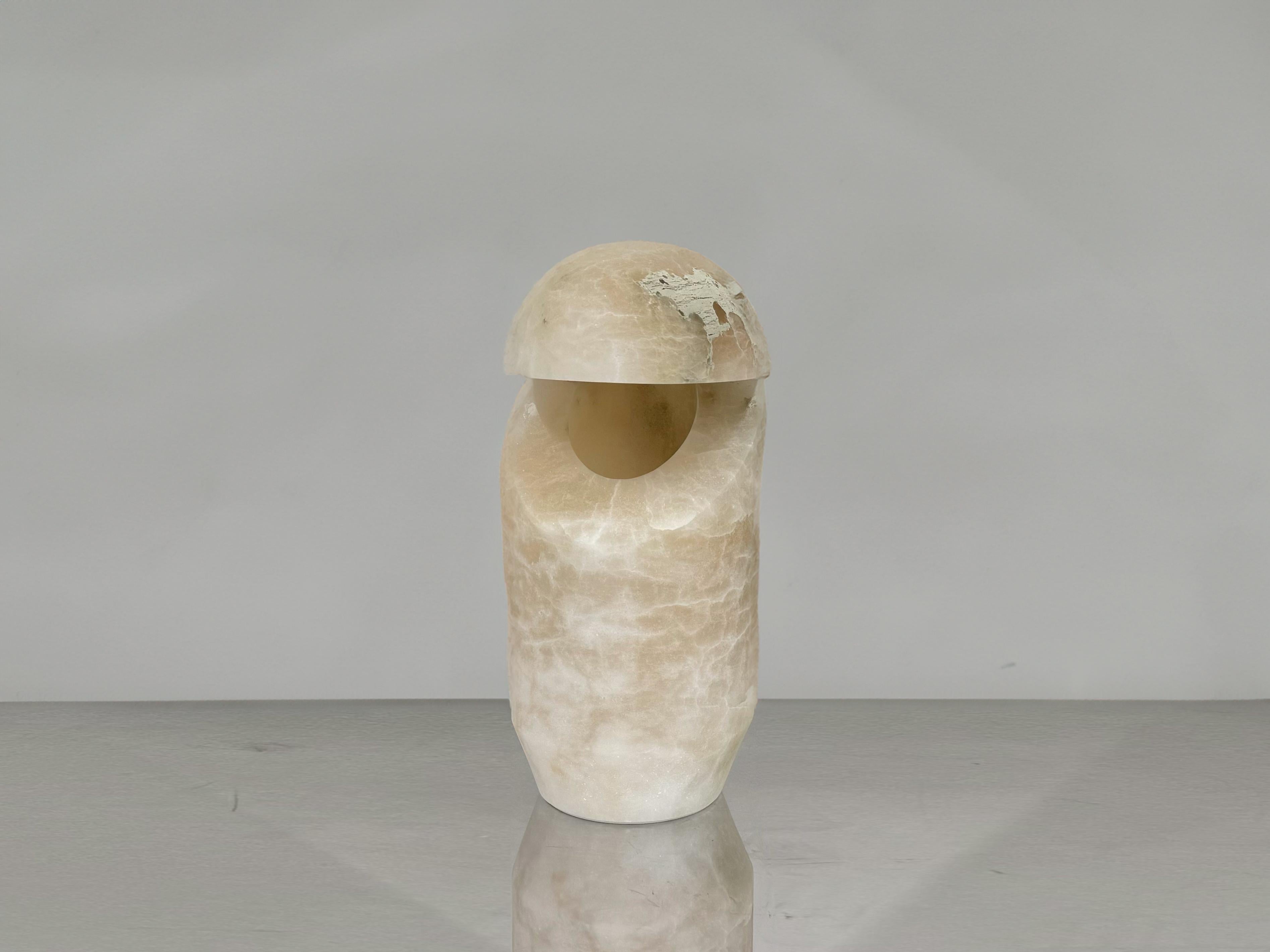 Lampe de table grand albâtre Handcraft Contemporary 