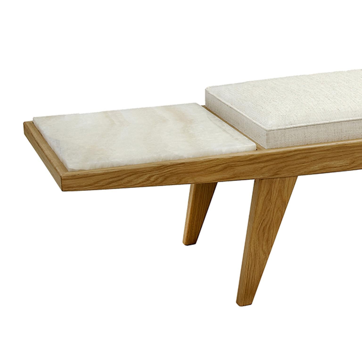 Modern Contemporary Handcrafted Bench 