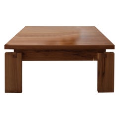 Contemporary Handcrafted Center Table in Brazilian Hardwood by Leo Strauss