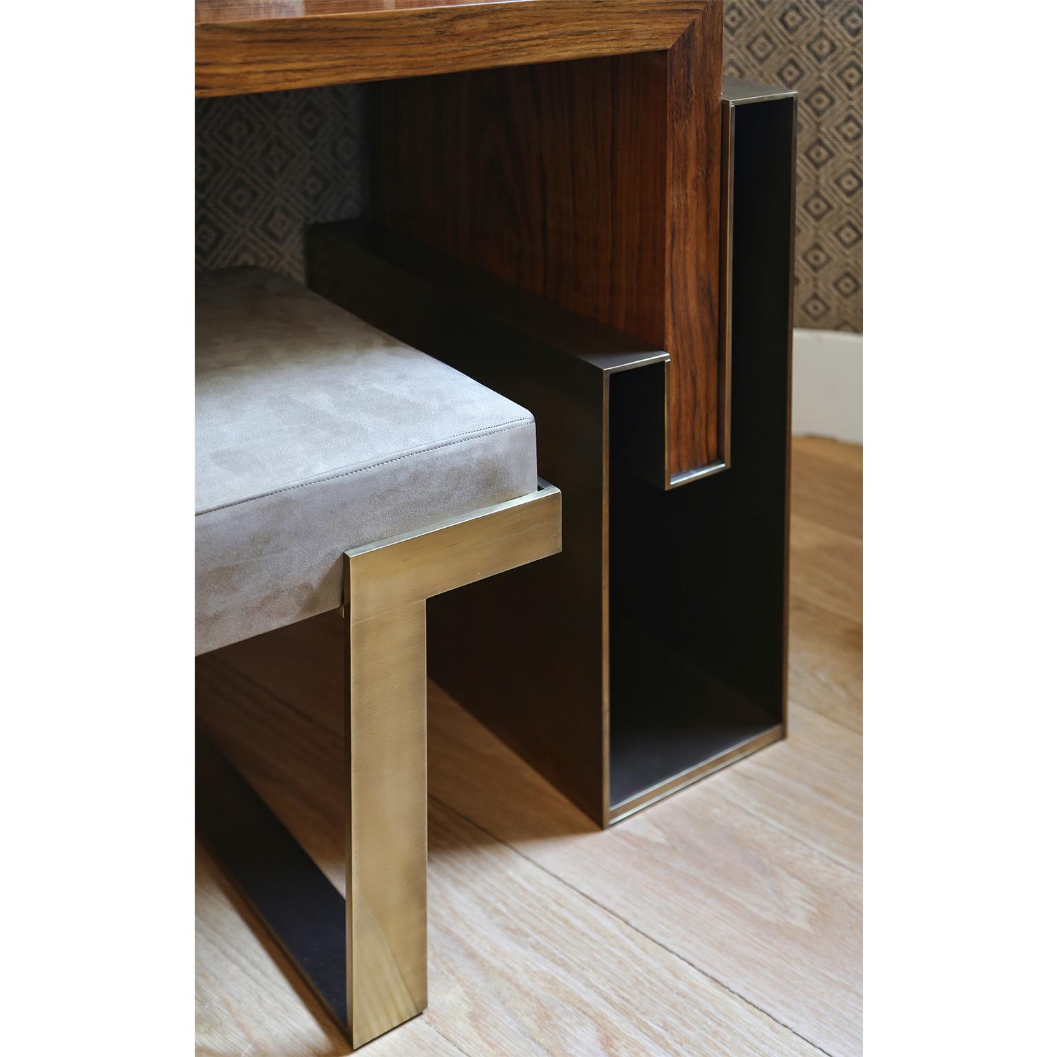 Modern Contemporary Handcrafted Console 