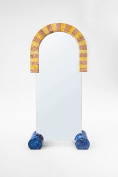 Contemporary Handcrafted Marble Zaziko Mirror