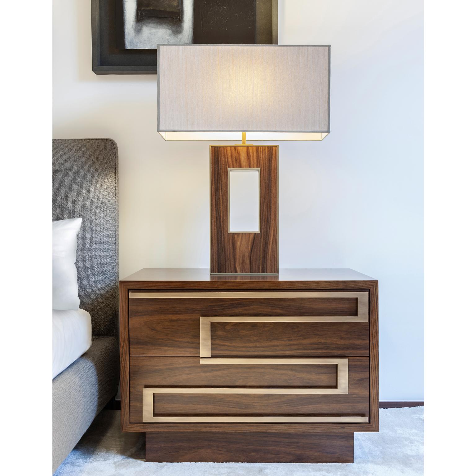 Modern Contemporary Handcrafted Nightstand 