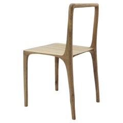 Contemporary Handcrafted Oak DOT Chair by Cedric Breisacher