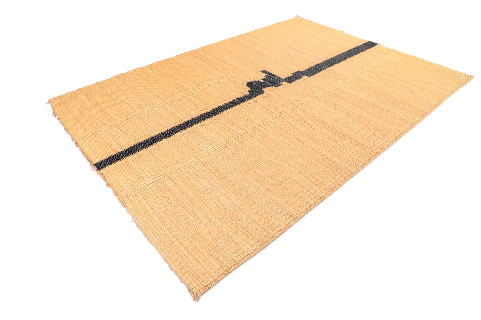 Handgefertigter Teppich aus Naturfaser für Contemporary Home Decor mit orientalischem Design im Zustand „Neu“ im Angebot in LES BERGES DU LAC, TN