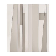 Contemporary Handmade Room Divider "Aether" with Mirrored Surfaces by Anaktae