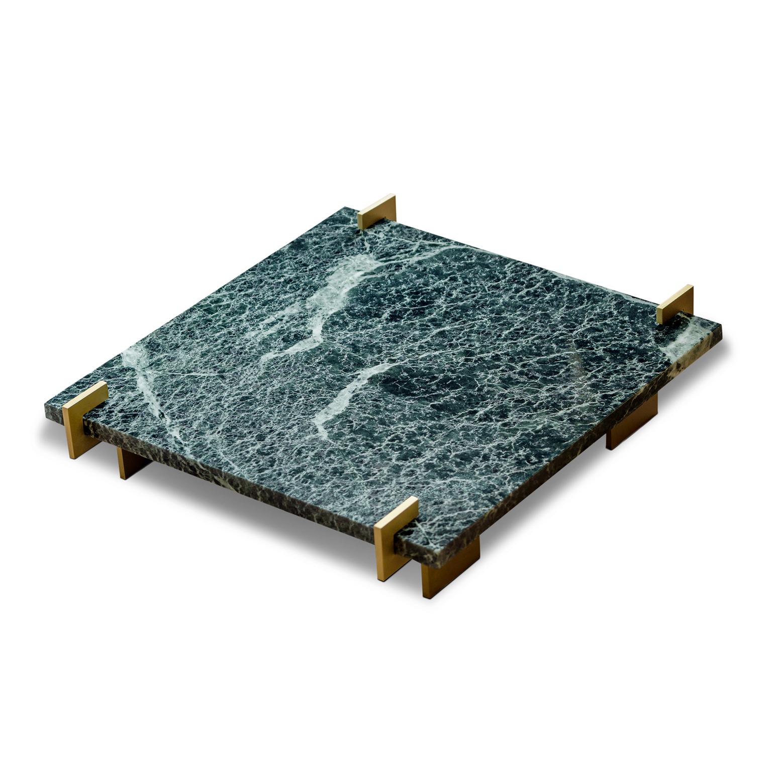 Greco Vassoio quadrato contemporaneo artigianale 