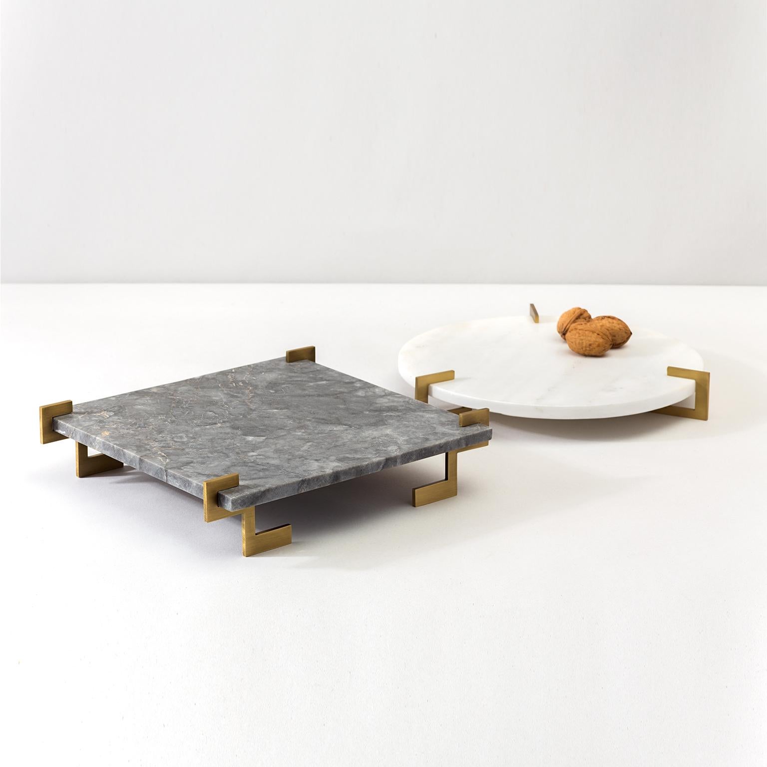 Contemporary Handcrafted Square Tray 