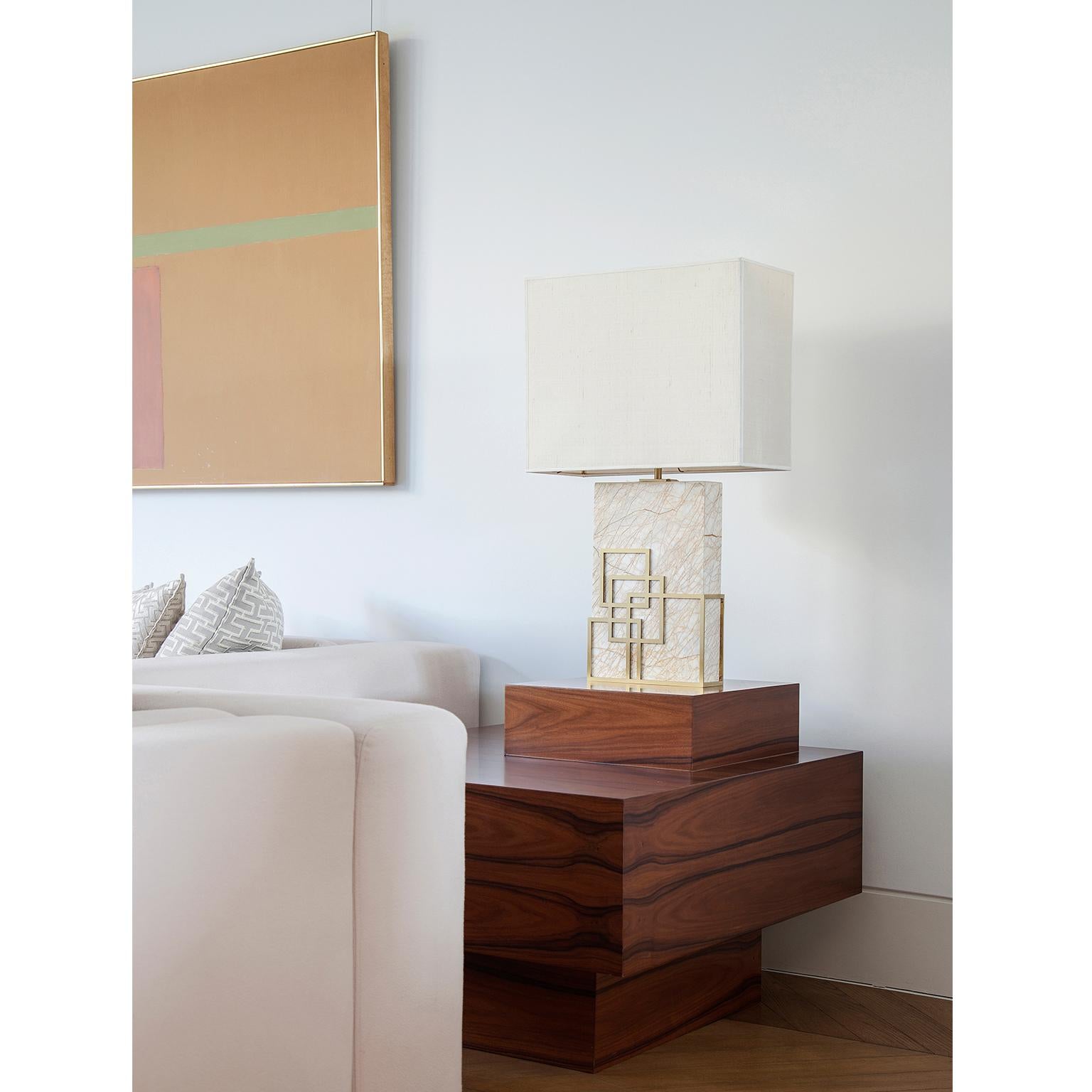 Greco Lampada da tavolo contemporanea artigianale 