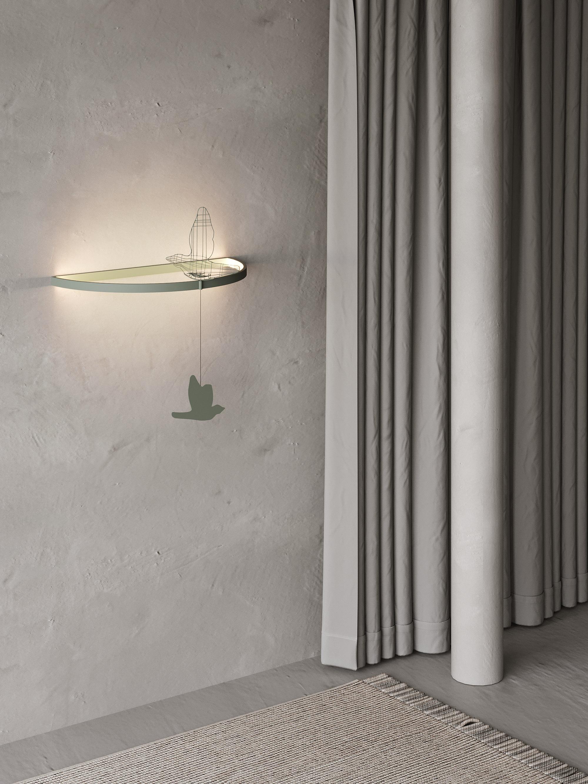 Contemporary Handcrafted Wall Lamp 