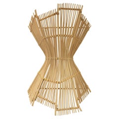 Contemporary Handcrafted Wicker Wall Light, Spain, 2022