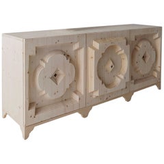 Buffet contemporain en bois fabriqué à la main par Sebastiano Bottos, Italie