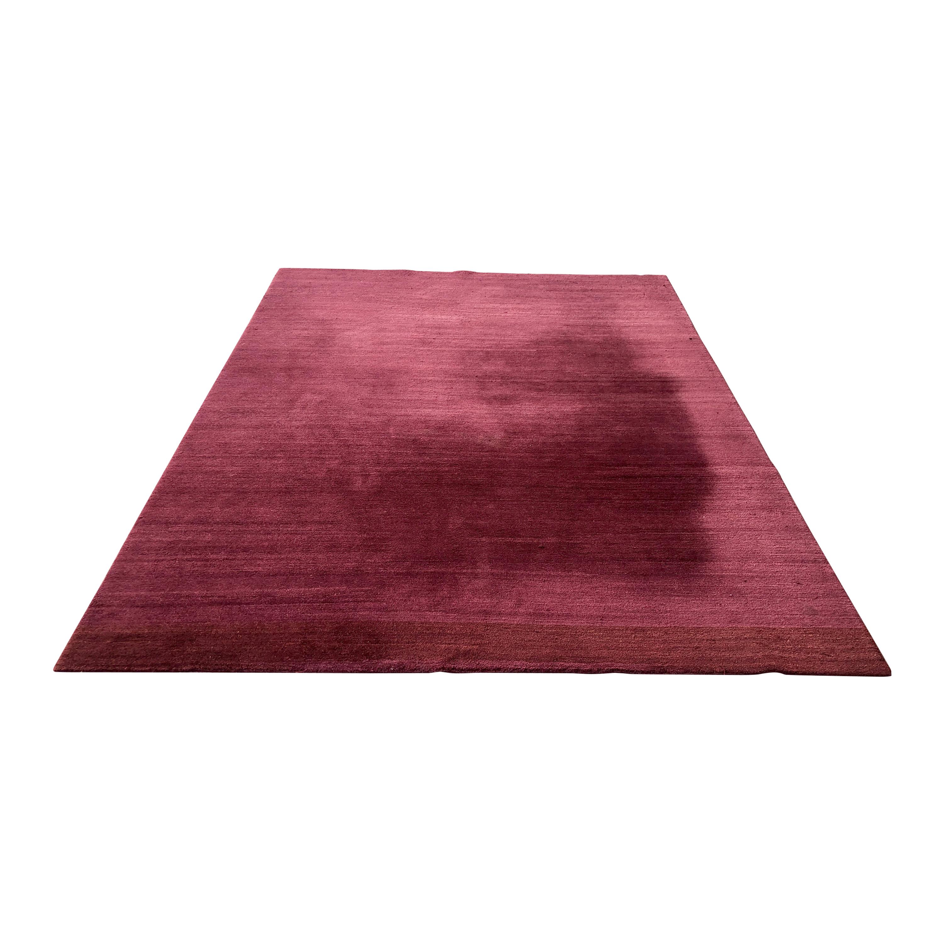 Contemporary Hand Knotted Rug Designed by Chris Baisa for Delinear For Sale