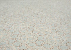 Contemporary Handknotted Rug with a Whimsical Pattern